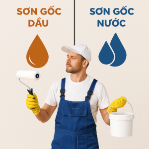 Sơn gốc dầu hay gốc nước